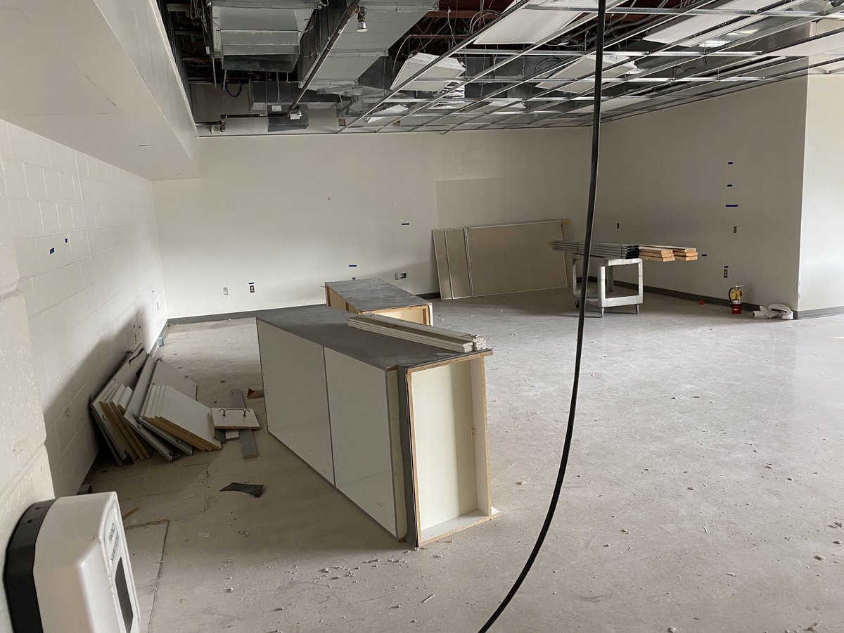 chad_watters's tweet photo. Can’t wait to see our ⁦@east_cb⁩ FCS students cooking this year in our new kitchens!  Major renovation nearing completion!! https://t.co/uW1g2WK8vO