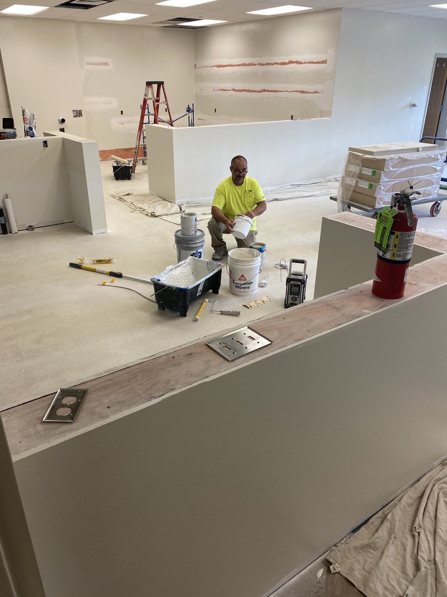 chad_watters's tweet photo. Can’t wait to see our ⁦@east_cb⁩ FCS students cooking this year in our new kitchens!  Major renovation nearing completion!! https://t.co/uW1g2WK8vO
