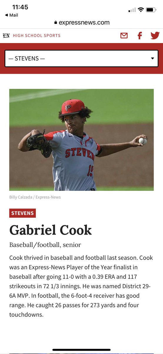 JP Stevens Baseball (@jpsfalconbsb) on Twitter photo 
