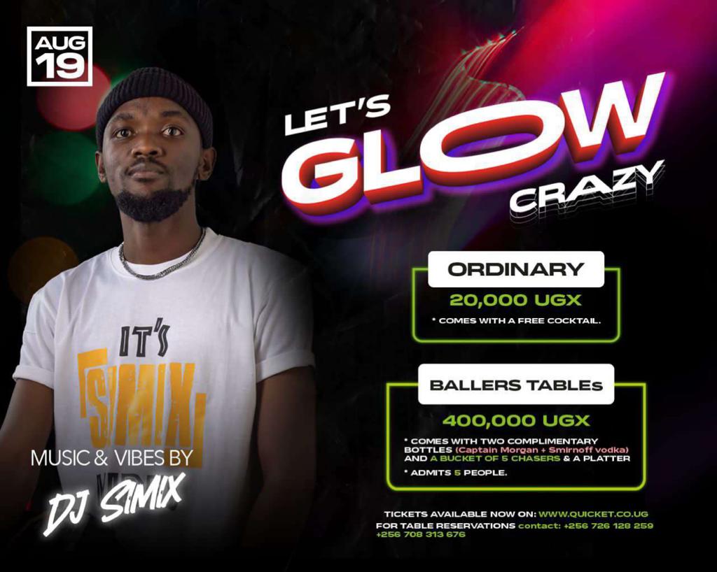 If it's <a href="/DjSimixUg/">Simix ⚡️</a> on the ones and twos, definitely we're going crazy on Friday 19, August at Gabz Lounge at only 20K inclusive of a cocktail and 400K for Ballers Tables ⚡

RSVP: 0708313676 or Grab an online ticket via quicket.co.ug