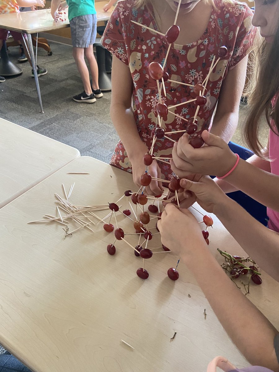 3rd graders team building and engineering tower designs! Great way to start the year! #Parktastic #ParkviewSTEM