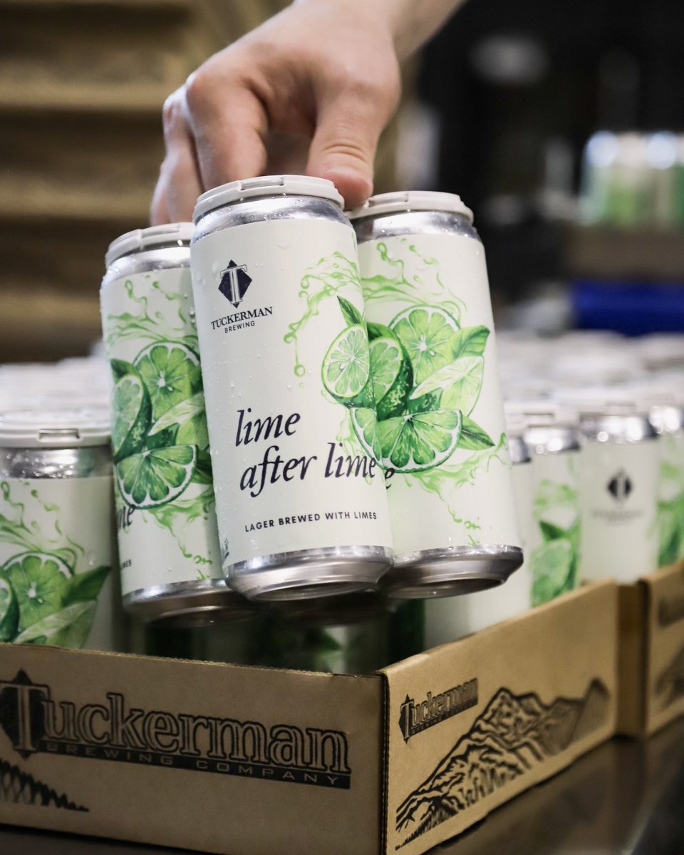 Releasing a fresh batch of Lime After Lime today! Grab a four pack, call your friends, and enjoy the bright citrus aroma and rind spice flavors in this lager.