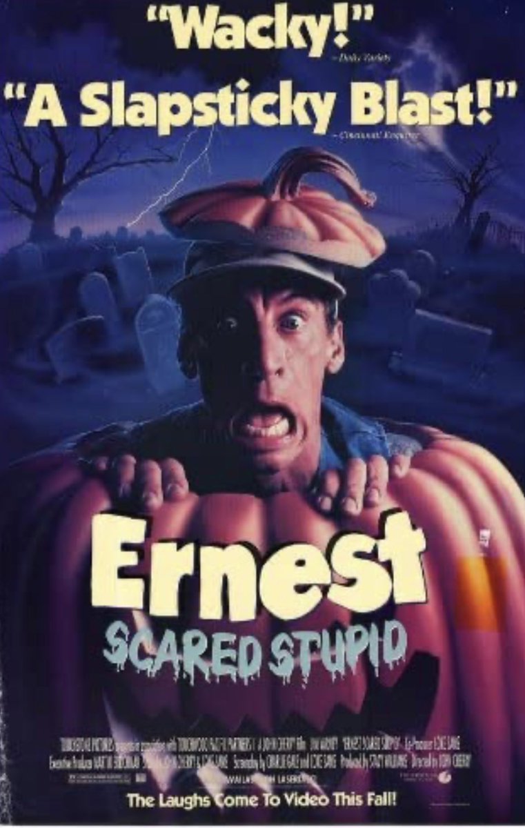 I’ve been sharing random 90s horror movie recs on TikTok and am delighted to share that the most popular one BY FAR is Ernest Scared Stupid. Turns out we were all traumatized by that bed scene