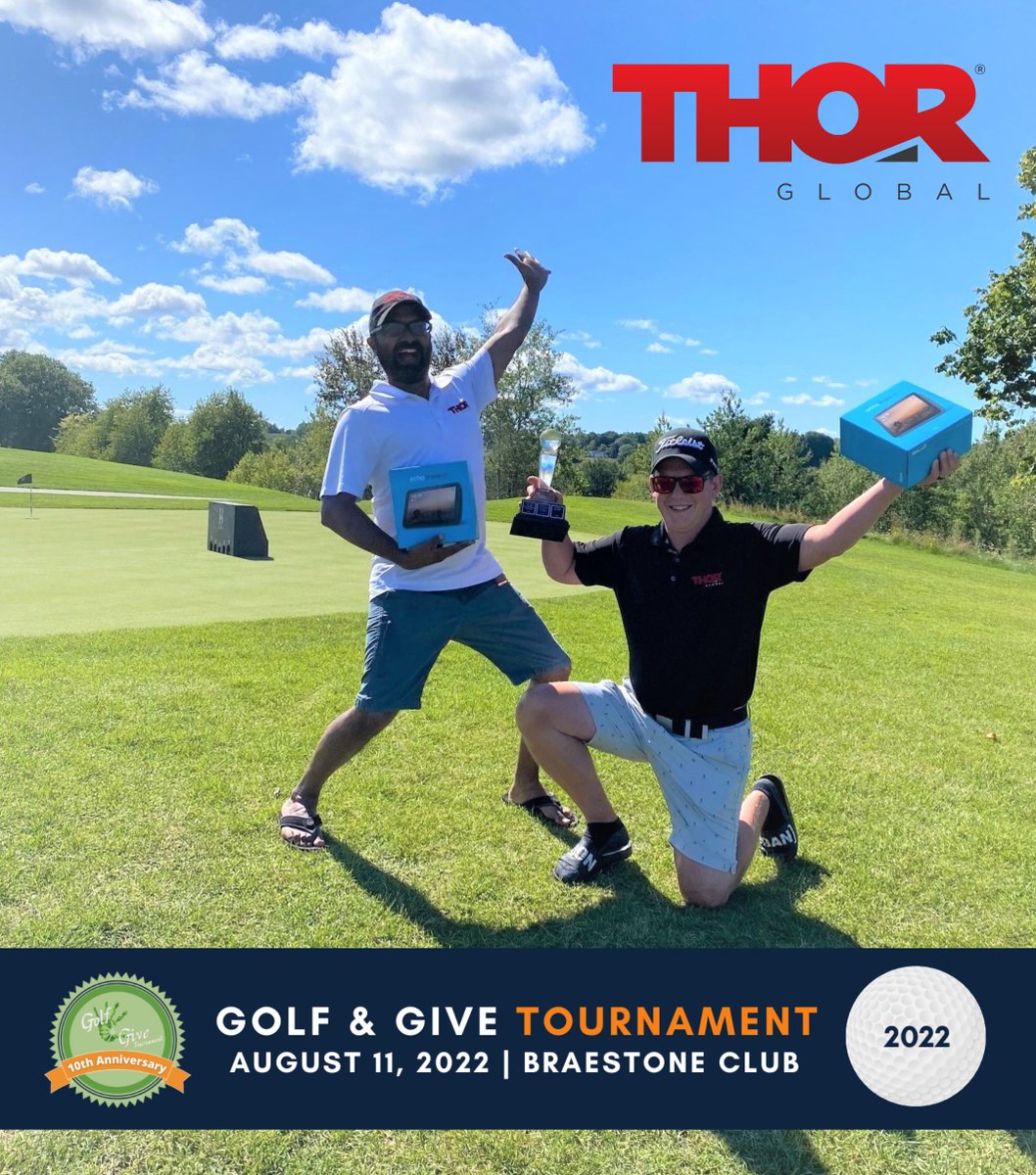 Wow! What an amazing experience to be a part of the JG Stewart Construction Golf &amp; Give Day for another year AND to bring home the big WIN! ⛳️🏆

Thank you JG Stewart Construction for all your efforts - making a difference, each year. 🙏

#GolfandGive #THOR #THORGlobal