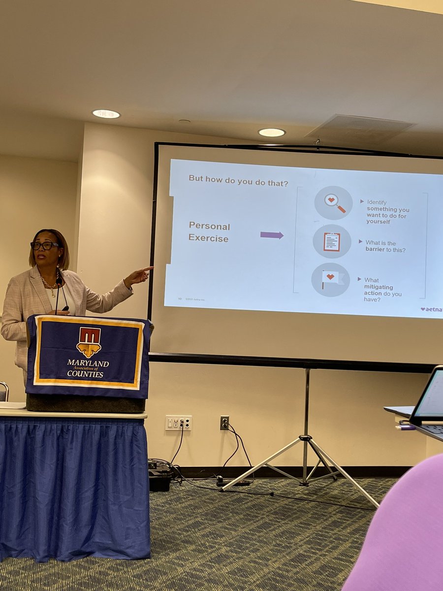 PHRenaissance's tweet photo. Another great MACo session with Dr Gayle Jordan-Randolph - Improving Resilience in the Workplace. The impacts of COVID and how to recognize and adapt from the mental health perspective. Well done! #MACoCon https://t.co/0oKY1JbB7L