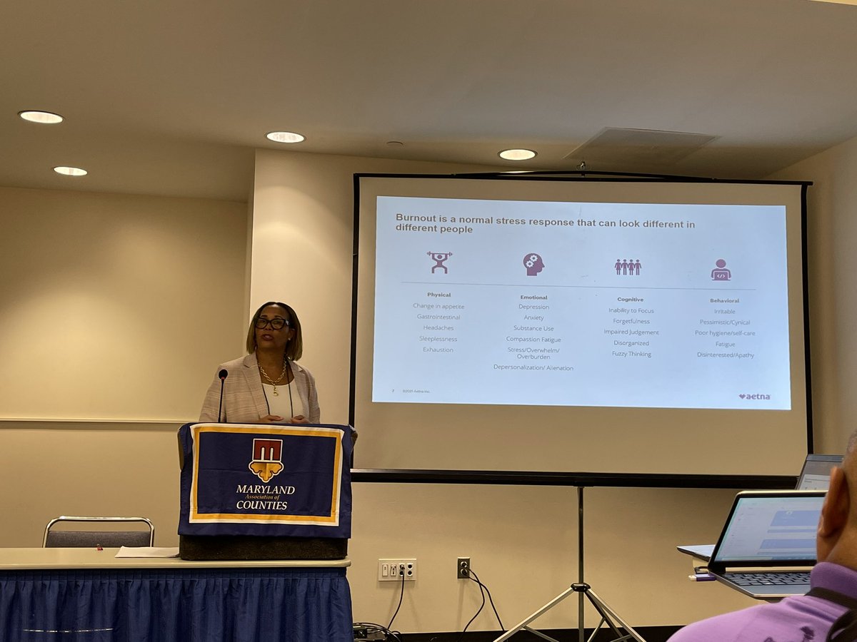 PHRenaissance's tweet photo. Another great MACo session with Dr Gayle Jordan-Randolph - Improving Resilience in the Workplace. The impacts of COVID and how to recognize and adapt from the mental health perspective. Well done! #MACoCon https://t.co/0oKY1JbB7L