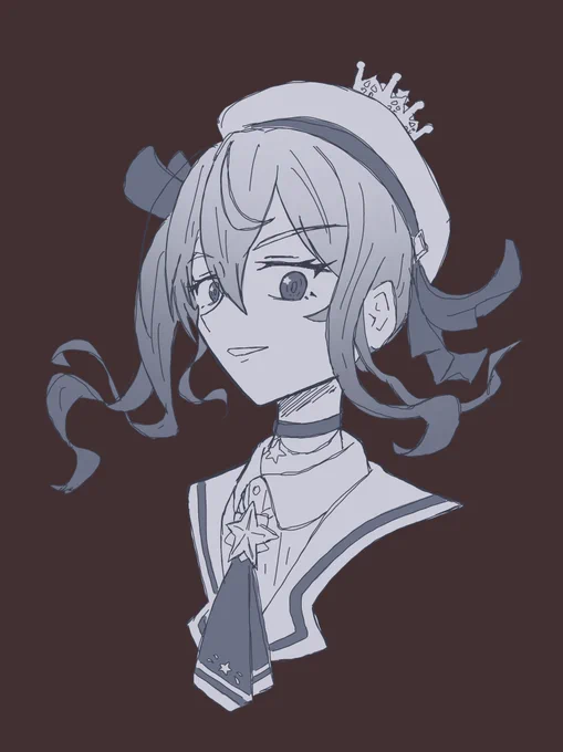 夜中にベッドで描くらくがき #ほしまちぎゃらりー 