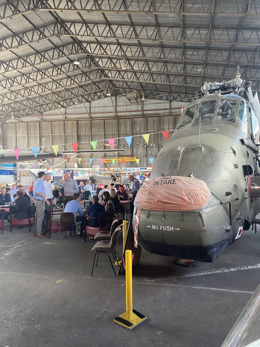 ⁦@UlsterAviation⁩ is the perfect location for the annual ⁦⁦@ADS_NI⁩ barbecue. We have a thriving #defence &amp; #aerospace industry in #northernireland.
#i7Technology