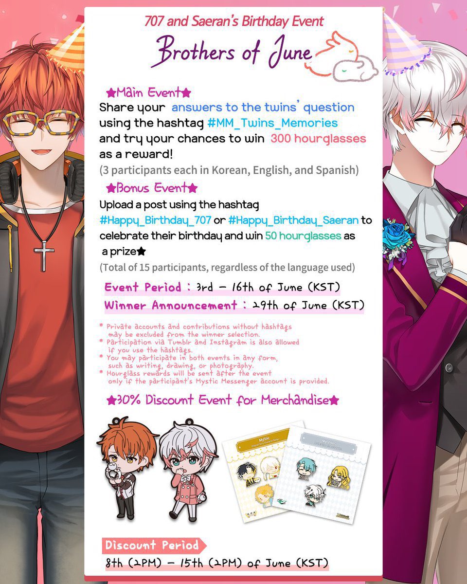 dailysaeray's tweet photo. bunny saeran and bunny saeyoung https://t.co/jChQkuIDFv