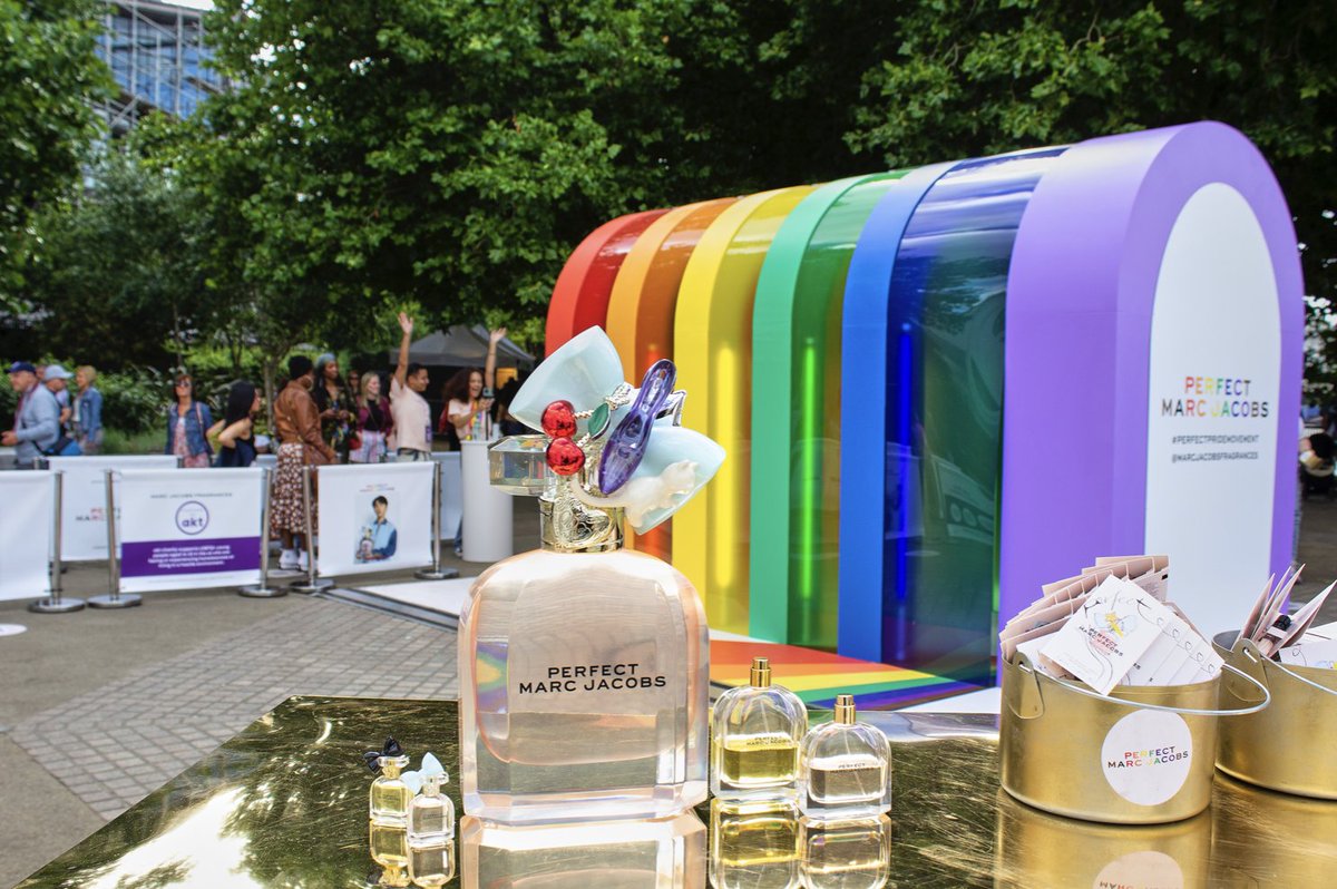 ManchesterPride's tweet photo. Celebrate self-expression and love at Marc Jacobs’ Perfect Pride rainbow (Cabaret Stage on Sackville Street). Click this link (https://t.co/4cqE4xEp4I) for a chance to win VIP access to the Gay Village Party! #PerfectPrideMovement #PerfectAsWeAre #MJPerfect #Ad https://t.co/olSySdf73s