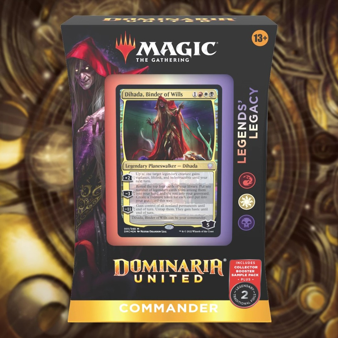 One #MTGDominaria Commander Deck features THE legend, and the other makes  Legendary cards even more powerful. Which one are you most excited for?