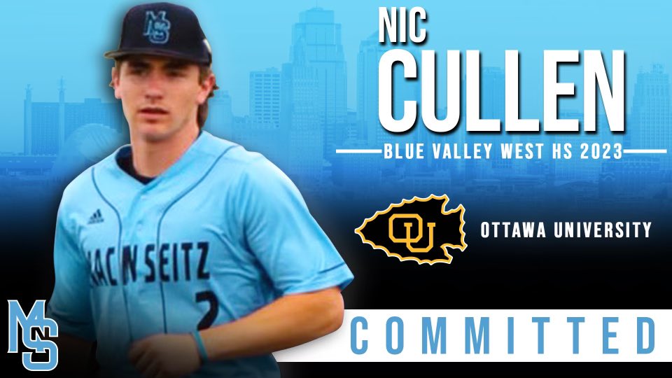 I am excited to announce my commitment to Ottawa University to continue my athletic and academic journey. I am very thankful for the opportunity and the people who helped me along the way! <a href="/NikolausCrouch/">Nikolaus Crouch</a> <a href="/SwiftForReal/">Austin Swift</a> <a href="/Ottawa_Baseball/">Ottawa Braves Baseball</a> <a href="/macnseitzkc/">Mac N Seitz Baseball Club</a>