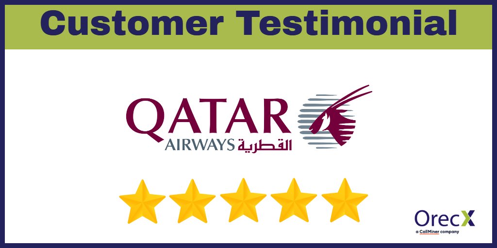 Customer testimonial: Qatar Airways - “One of the best software solutions for call recording! Super stable. You can leave it running without any worries.” Full review: bit.ly/3AwLZlU #callrecording #totalrecording #customerservice