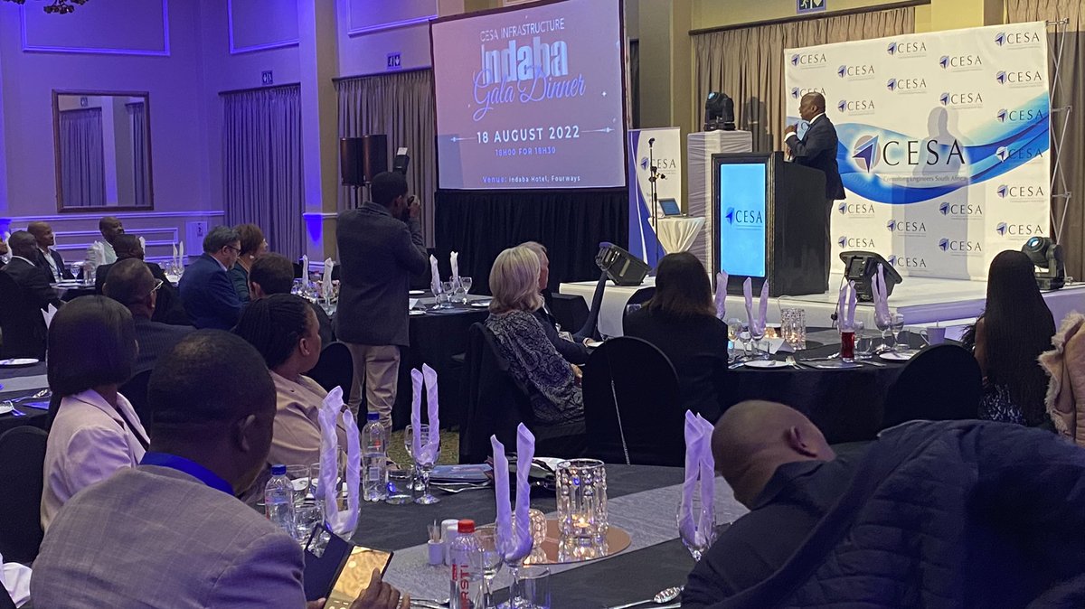 The_CESA's tweet photo. Address by CESA President Olu Soluade at the CESA Gala Dinner.

#CESAIndaba2022
#CESAGalaDinner
#CESA70th https://t.co/2MrW7GbVDY