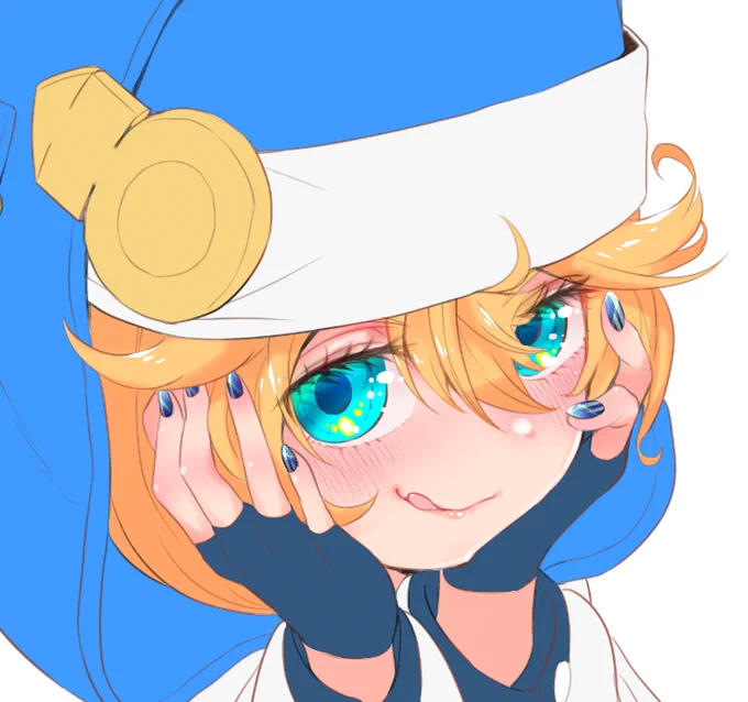 ブリジット君描いてる 