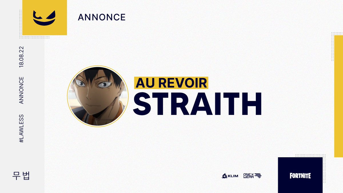 Après 2 mois passés à nos côtés, il prend aujourd'hui son envol vers de nouveaux horizons 🍃

Merci pour ton investissement durant ton passage chez nous, nous te souhaitons le meilleur pour la suite !

Bonne continuation <a href="/StraithFN/">Straith</a> 🤍

#Get2Mask 🎭