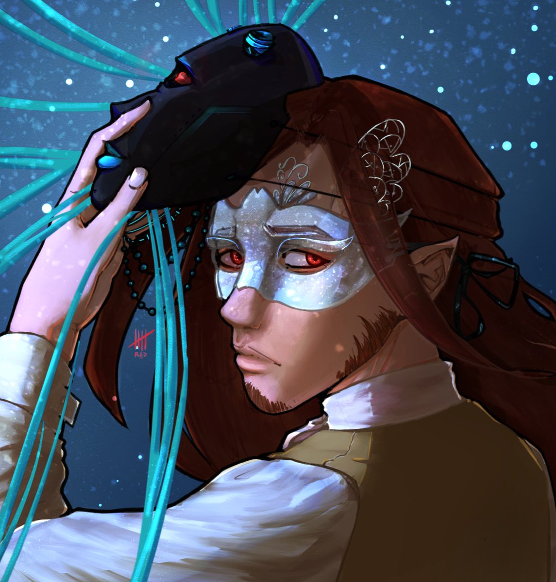 dichotomy_exe's tweet photo. MASQUERADE
hey I've finally finished this! Really proud with how the masks turned out! 

#digitalart #masquerade #sketch #originalcharacter #OC #vampire 
Idk what to tag on Twitter argh
#dichotomysocs https://t.co/IXA0sr1Oze
