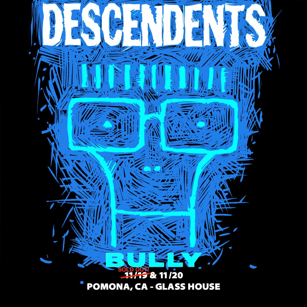 DESCENDENTS (@descendents) on Twitter photo POMONA! Tickets for the second night at <a href="/theglasshouse/">The Glass House Pomona</a> are almost gone!
Get yer tickets now: theglasshouse.us POMONA! Tickets for the second night at <a href="/theglasshouse/">The Glass House Pomona</a> are almost gone!
Get yer tickets now: theglasshouse.us