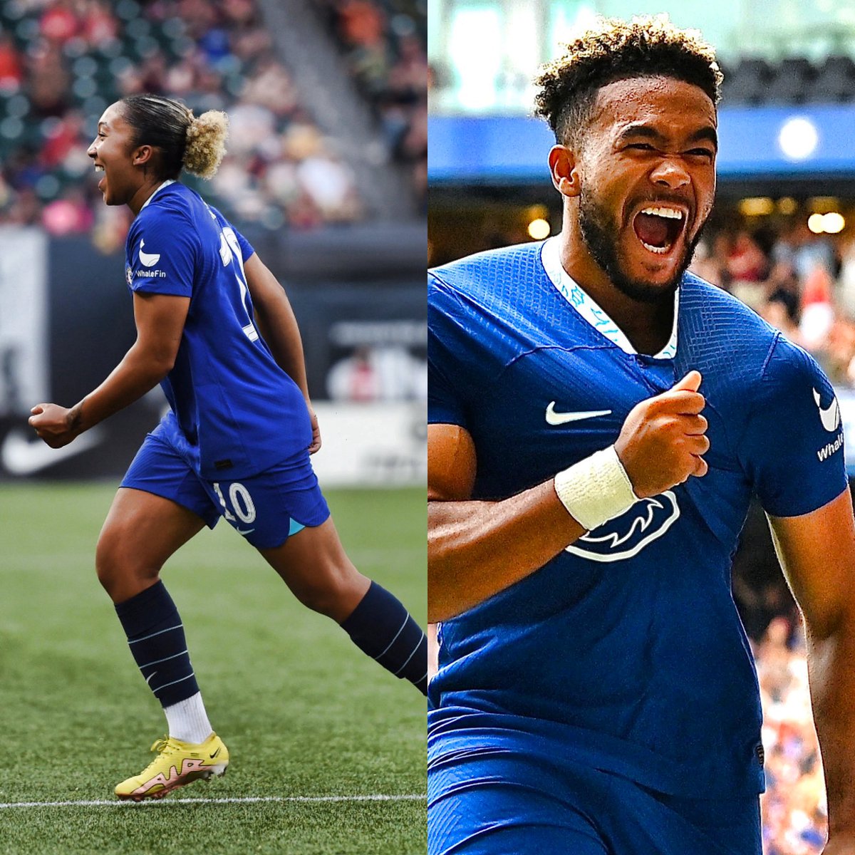 LDNFootbalI's tweet photo. Reece James x Lauren James… 🔥

Scoring for Chelsea runs in the family. 💙 https://t.co/nQdTHSzNwJ
