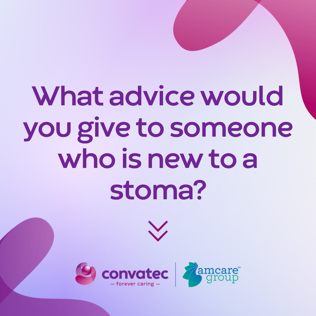 ConvatecStomaUK's tweet photo. If you could pass on one piece of advice to someone who is new to a stoma or struggling to adjust, what would it be? Please share your thoughts in the comments. https://t.co/xqYxah0vnU