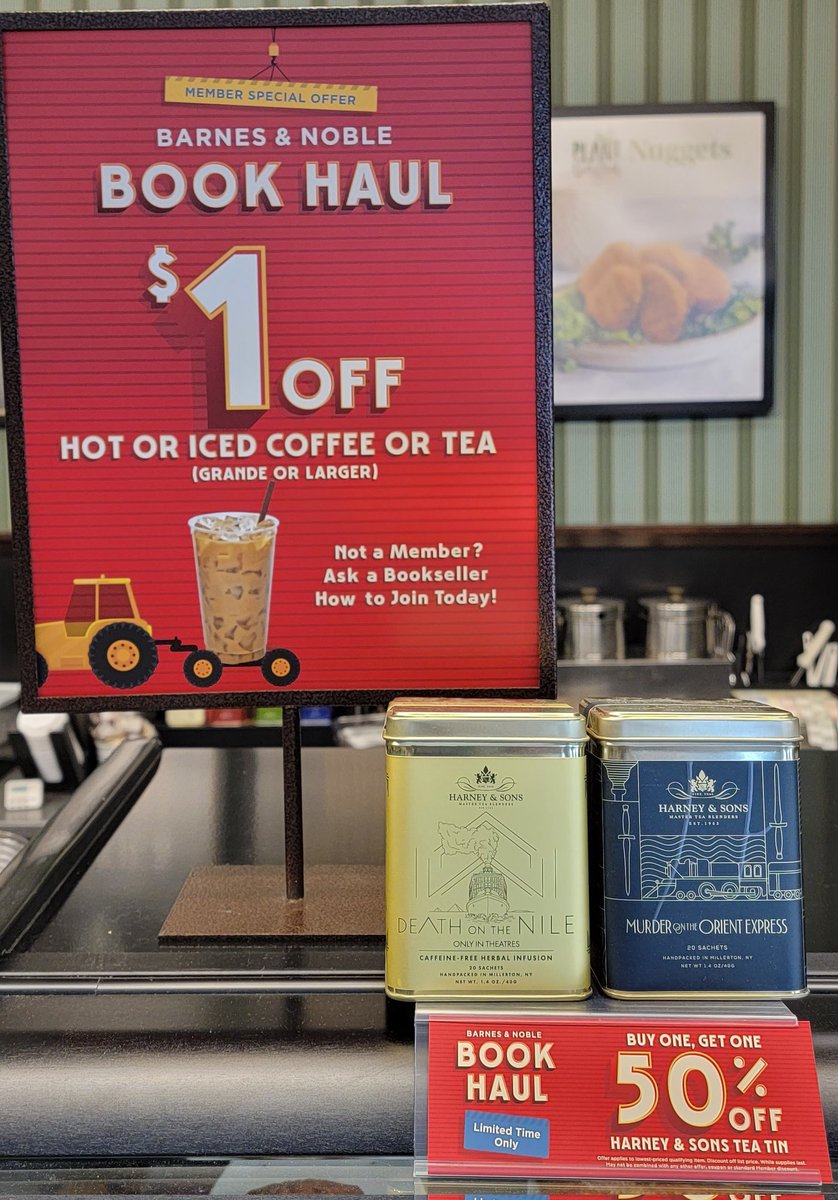 There are amazing savings for the Book Haul in the B&amp;N Cafe too!

#BookHaul #BNCafe #BNBuzz #BNBookFun #OurBN