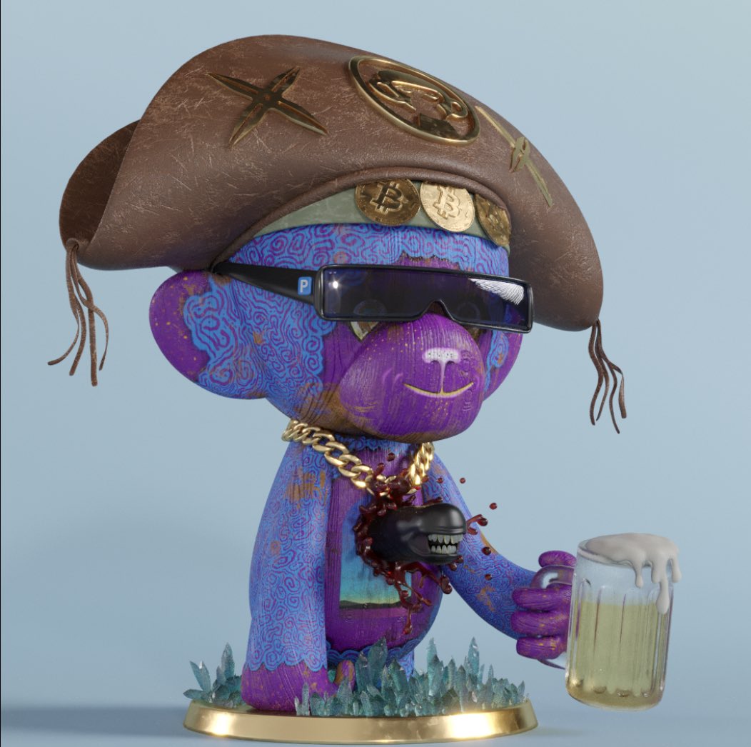 Vbelikethat's tweet photo. Yo happy Friday’s eve to my fellow pirates out there in @artmonkees and @PiratesMeta! Weekend’s almost here😁

#artmonkees #POTM #PirateTakeover 
#NFTCommunity #solnfts #NFTs https://t.co/vmSfHtruf7