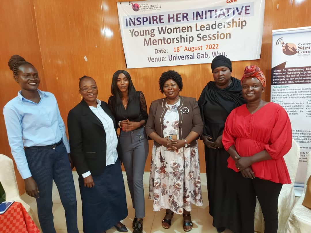 GraceJohnKenyi's tweet photo. Mentorship is one of the important strategy for helping  #young women and girls gain the skills and confidence to become leaders. Earlier today I joined the team @CCscov to facilitate the young women leadership mentorship session in Wau, WBGS. https://t.co/oMRKCZvbmO
