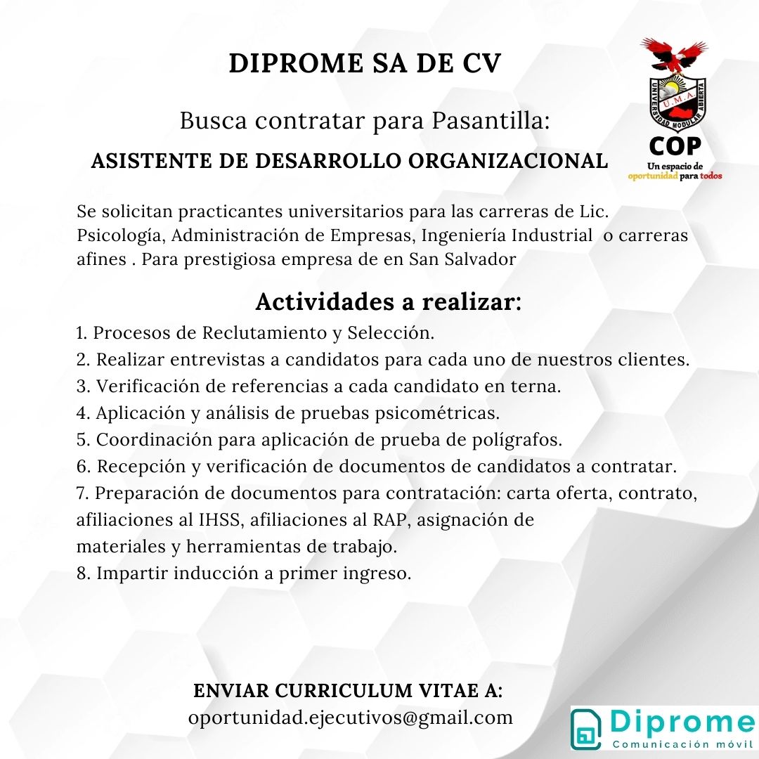 RadioUMA_'s tweet photo. Compartimos contigo las siguientes oportunidades de empleo: https://t.co/UtyE5Z6xqG