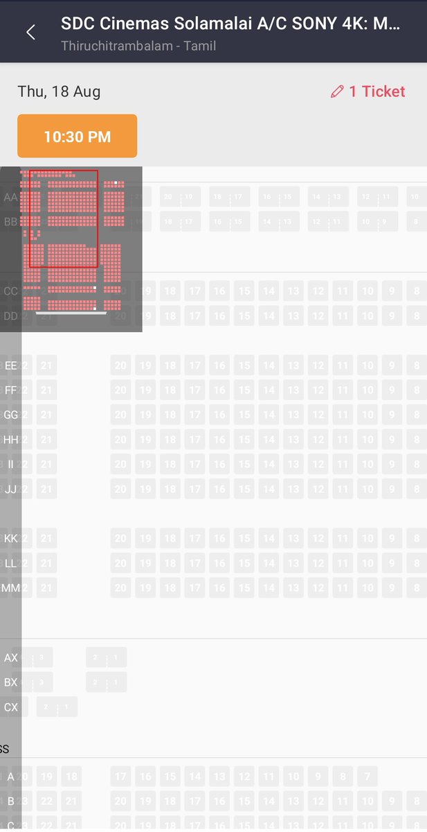 Phenomenal Bookings #Thiruchitrabalam 🔥

Bookings Start Few Hours Before Still Today Night Show #Housefull 💥

#ThiruchitrabalamAtSolamalai✨

<a href="/dhanushkraja/">Dhanush</a> @MenenNithya
<a href="/RaashiiKhanna_/">A 🦋</a> <a href="/MithranRJawahar/">Mithran R Jawahar</a>
<a href="/priya_Bshankar/">Priya BhavaniShankar</a> <a href="/dhanushfans24x7/">Dhanush Fans 24x7</a>
<a href="/sunpictures/">Sun Pictures</a>