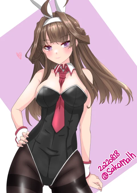 金剛うさぎ🐇
#艦これ版深夜の真剣お絵描き60分一本勝負
#艦これ版真剣お絵描き60分一本勝負_20220818 