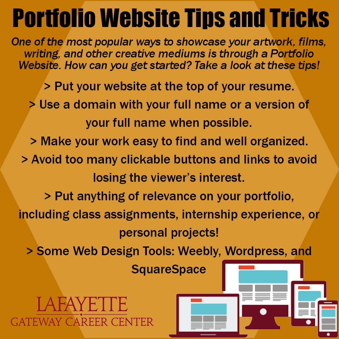 Want to show off your creativity? A portfolio website is one of the easiest ways to do so! Check out these tips to create an eye-catching one for employers!