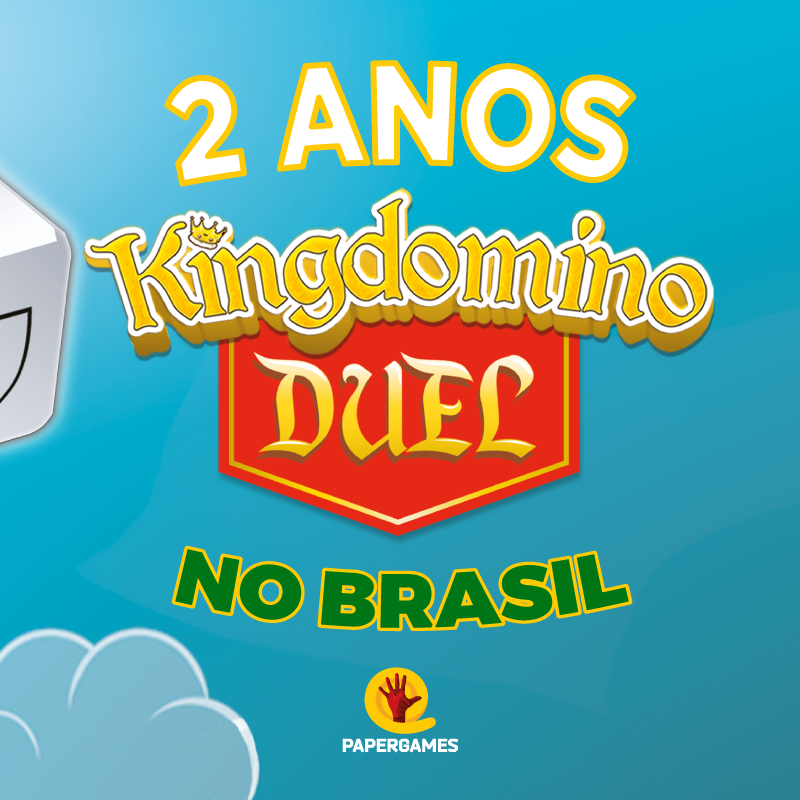 PaperGamesEd's tweet photo. 2 anos de Kingdomino Duel no Brasil!
Comemore com a gente 🥳
#PaperGames #PaperGamesEd #umjogoemcadamesa #kingdominoduel https://t.co/geDTCv9pmE
