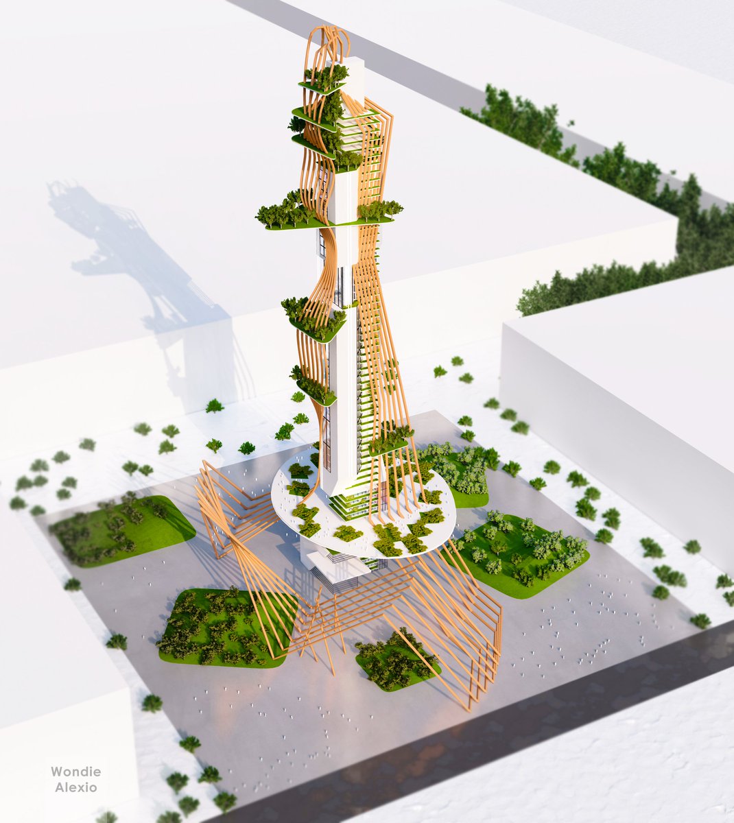 WondieAlexio's tweet image. We are just a cloud of atoms that will eventually be vaporized by time.
#Duncantrussell
...... My Concept High rise .......
💚Nature💙Parametric💜Biophilic💜
#conceptarchitecture #highrisebuilding #exteriordesign #organicarchitecture