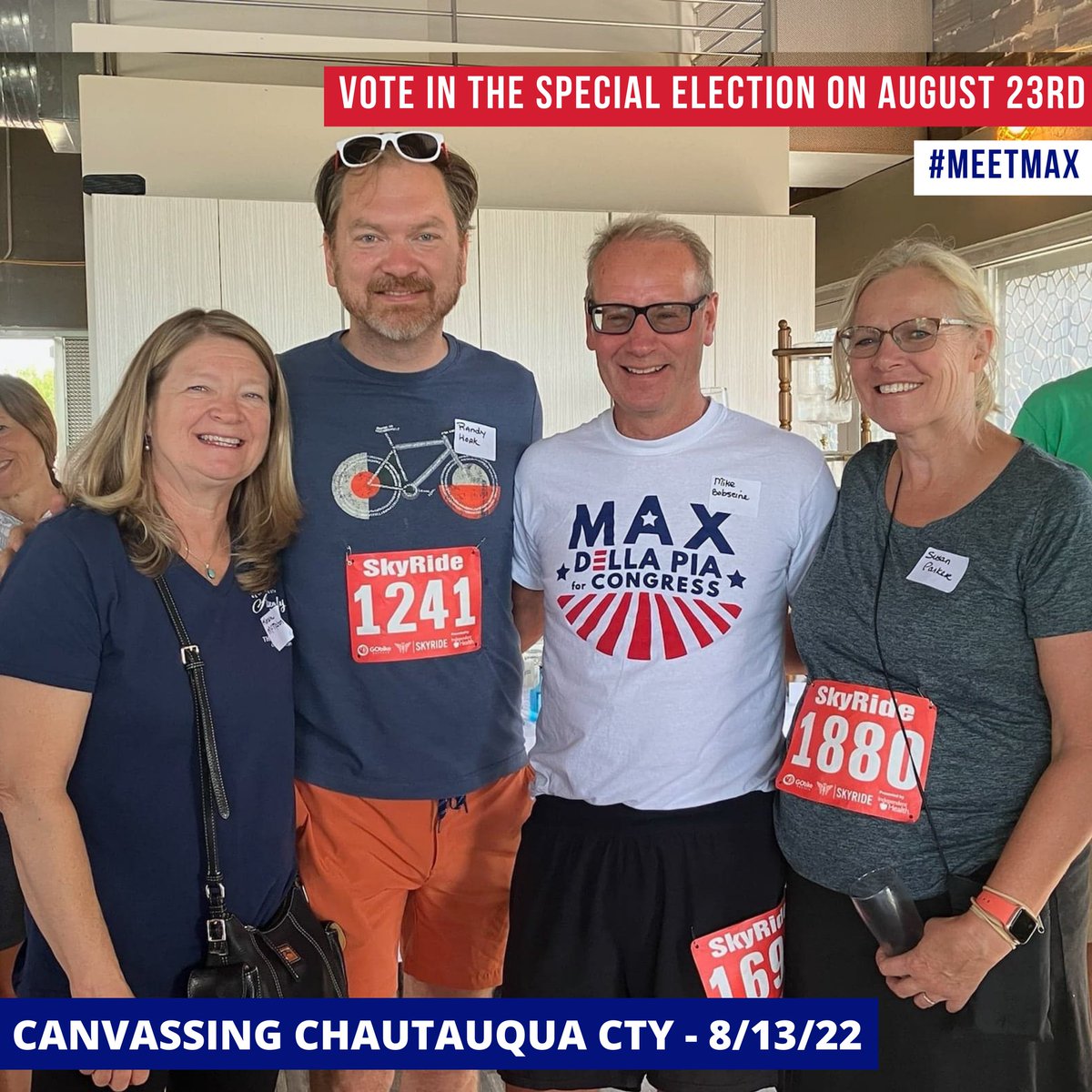 DellaPiaForNY23's tweet photo. Grateful for the support of fellow leaders like NYS Assembly member McMahon, Chautauqua County Legislator Susan Parker, Executive Director Mike Bobseine &amp; Supervisor Hoak. We're stronger together. #NY23 #earlyvoting #maxyourvote #tbt https://t.co/iTB1ZRNxPs
