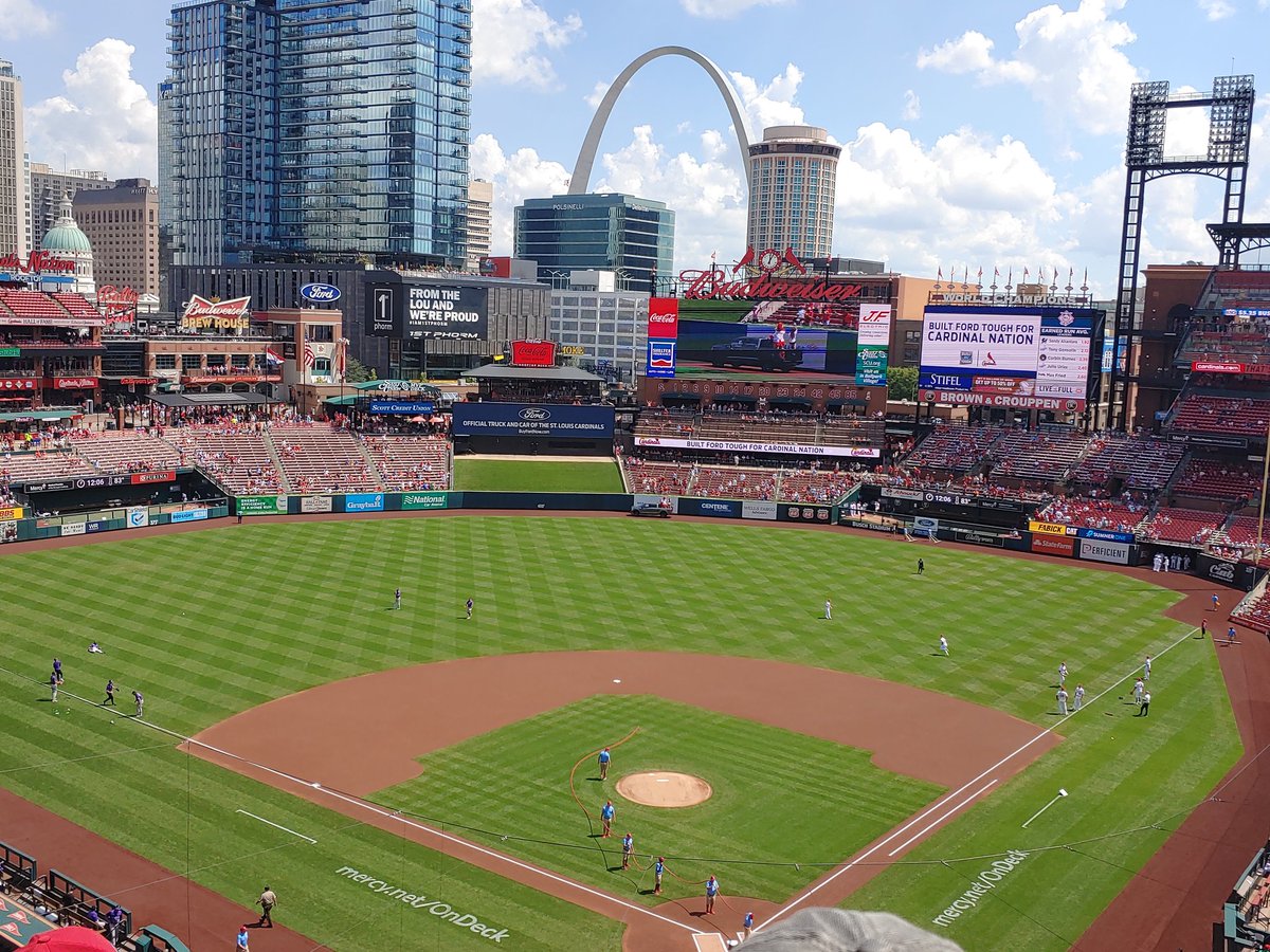 StanMorrisPJS's tweet image. Nice view for Cardinals-Rockies game today