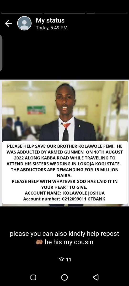 a_million_shade's tweet photo. My cousin has been freed,Thank you all🙏. May evil not befall you and your family.
#AsuuStrikeUpdate #Hes30 #Doyindoings #bread #Twittercommunity https://t.co/ZsWs4rpcLI