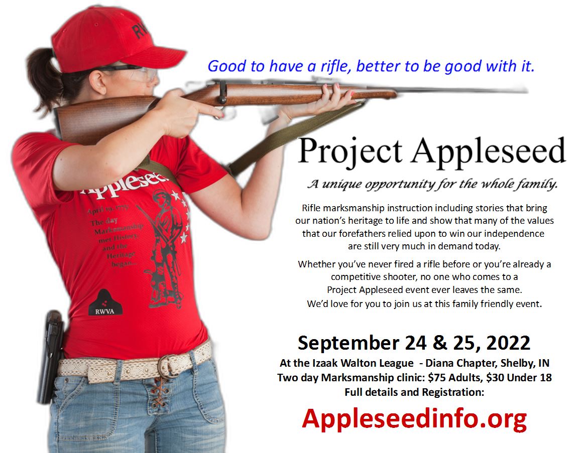 ATTN:  Northwest Indiana
Reserve your spot on the range!
bit.ly/SEP24-25Shelby