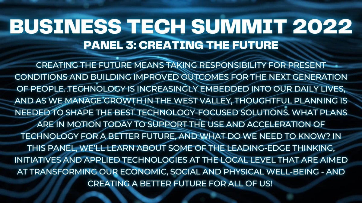 WESTMARC's tweet photo. What plans are in motion today to support the use and acceleration of technology for a better future and what do we need to know? Be a part of the conversation by joining us at the 2022 Business Technology Summit. https://t.co/BgB5kX5VEM
#WESTMARC
#TechSummit2022 https://t.co/eeOkLz3CQ4