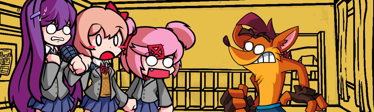 DiosMarselo's tweet photo. What if...
Doki Doki Takeover X Friday Night Wumpin'

#DDTO #DokiDokiTakeover #FridayNightWumpin https://t.co/rhM6Axy9Ce