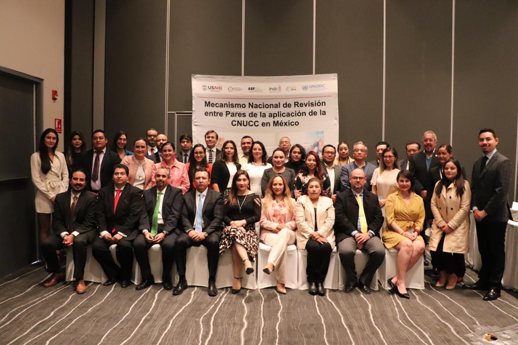 UNODCmexico's tweet photo. Combatimos la corrupción a nivel estatal mediante el Mecanismo Nacional de Revisión entre pares de la Convención 🇺🇳 contra la #Corrupción.

➡️ Esta vez tocó el turno a #Aguascalientes, que será revisado por #Campeche, #Guanajuato, #Tlaxcala. https://t.co/4IqQ1Bc5oT