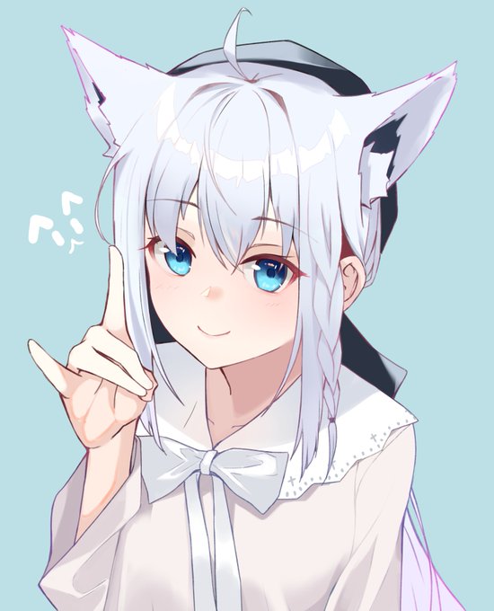 かわいいねこさん#絵フブキ 