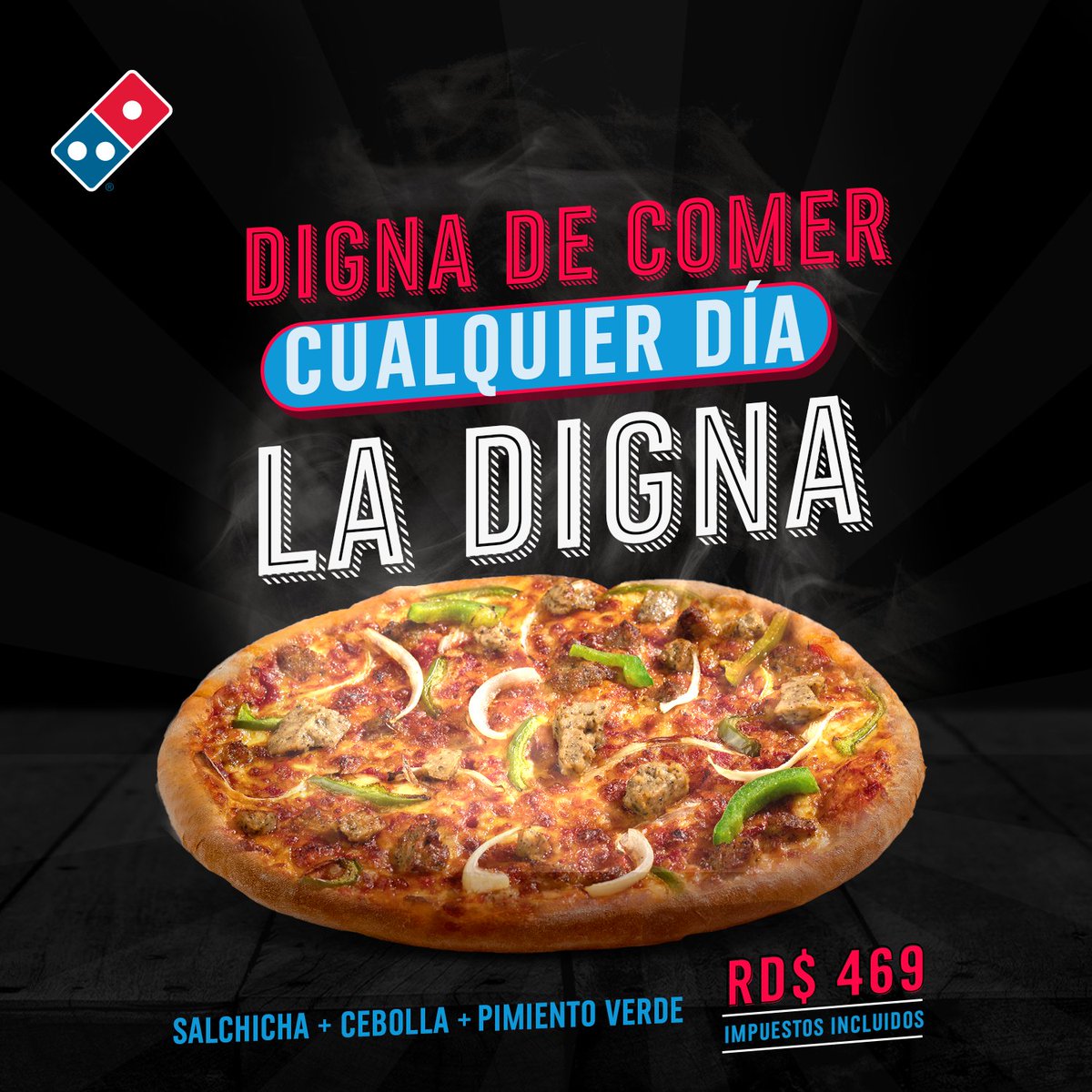 DominosRD's tweet photo. ¿Eres digno? Porque ella si es digna de comer todos los días. 🍕🙌
#DominosRD
#DominosContigo
#DominosEnCasa
#MastersPizzas https://t.co/M6VbAre3he