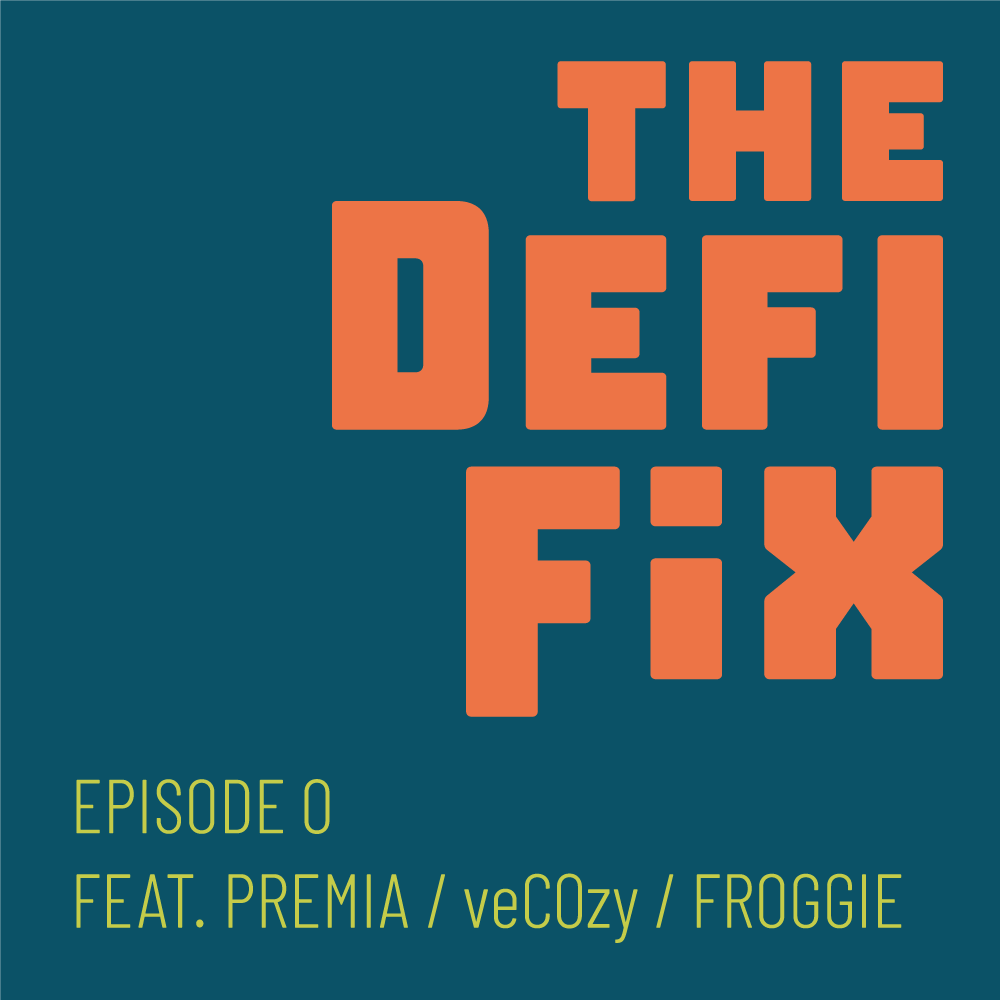 DefiFix's tweet photo. EPISODE ZERO NOW LIVE. 🫡🫡 Come get fixed up with some high level DeFi as we discuss Options Protocols, new product versions, volatility surfaces, and much more with @vec0zy and @el_froggie from @PremiaFinance w/ hosts @TraversaJulian and @bigdsenpai :: https://t.co/Hizg0O2Tm2 https://t.co/uRm0qXZ1P3