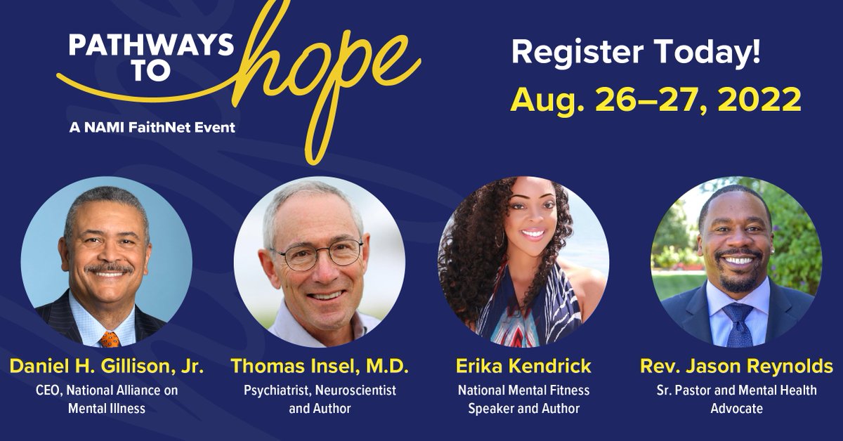 DanGillison's tweet photo. Churches, temples, mosques &amp; faith communities reach 70% of the US each month. Clergy outnumber psychiatrists nearly 10 to 1.

Pathways to Hope is one of the few conferences to highlight spirituality's role in supporting mental health. Join us: https://t.co/eF9m3C4MWD https://t.co/ZvHv9s2EEb