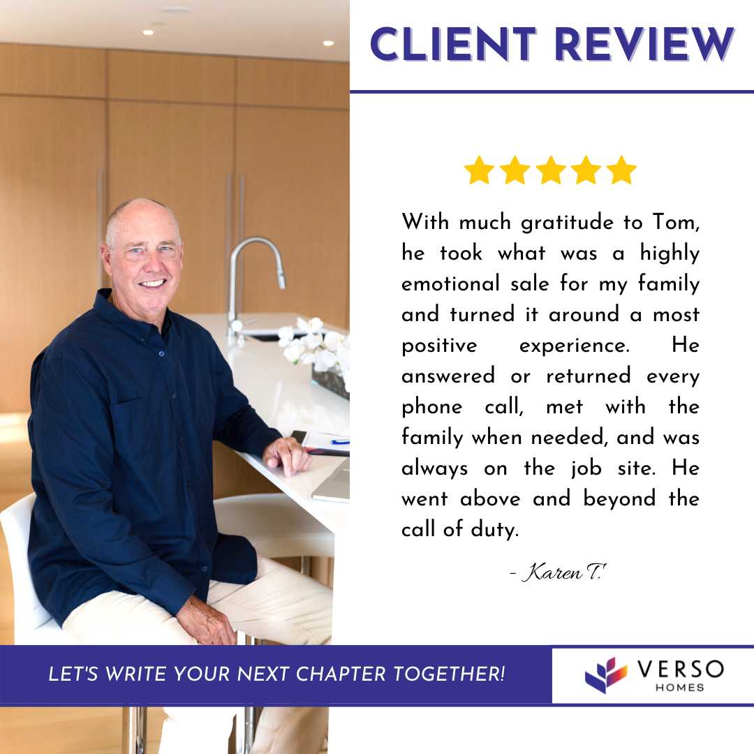 HomesByVerso's tweet photo. Karen, thank you very much for your wonderful review! 😊💜

We're glad we could assist you! 

Are you thinking of selling your home too? 
Send us a DM. 📨

Let’s write your next chapter together. ✍️

#HomesByVerso #ClientReviews #SouthOC #OCrealtor #VersoHomes https://t.co/VOEqIk7yTp