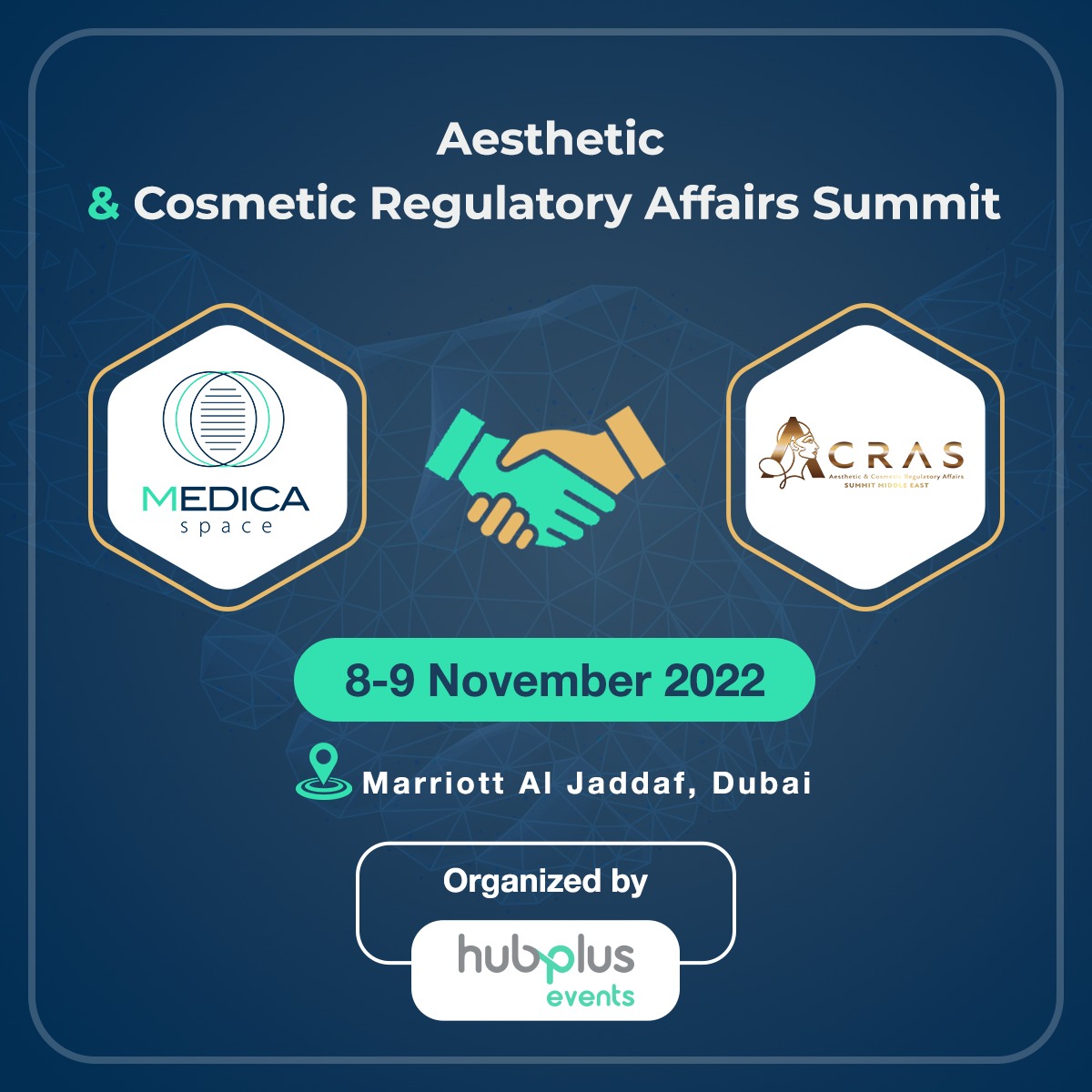 OMedicaspace's tweet photo. Medicaspace is delighted to announce being Media Partner for @hubplusevents for Aesthetic &amp; Cosmetic Regulatory Affairs Summit 8-9 November 2022, Marriott Al Jaddaf, Dubai Register now: https://t.co/mKhySsxab8
#Medicaspace
#cosmeticsindustry #regulatoryaffairs #mediapartner https://t.co/vuMw7PNTMc