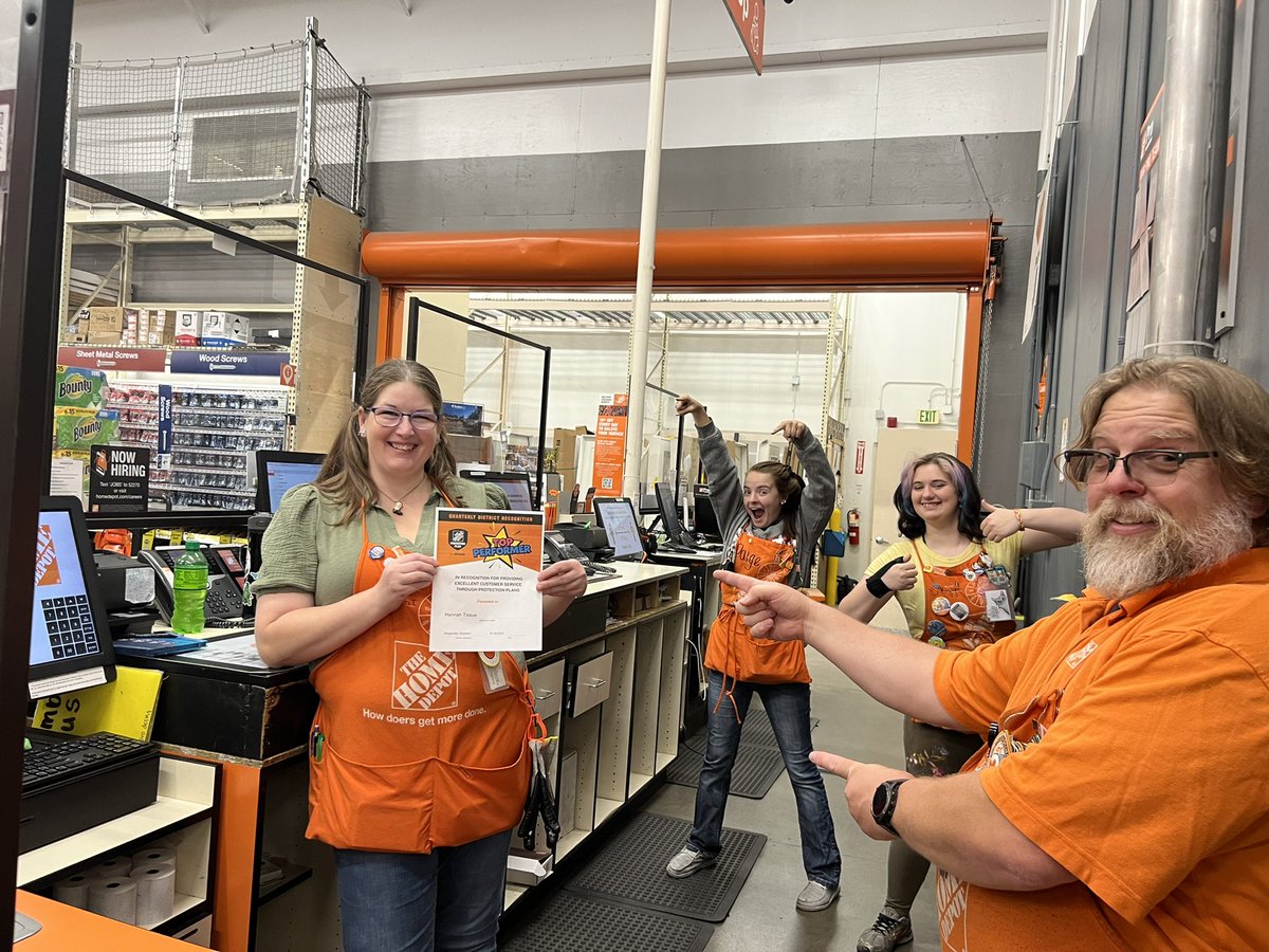 Congratulations Hannah!! Store 2785 Three Rivers Mi. Top Performance recognized for protection plans!!!