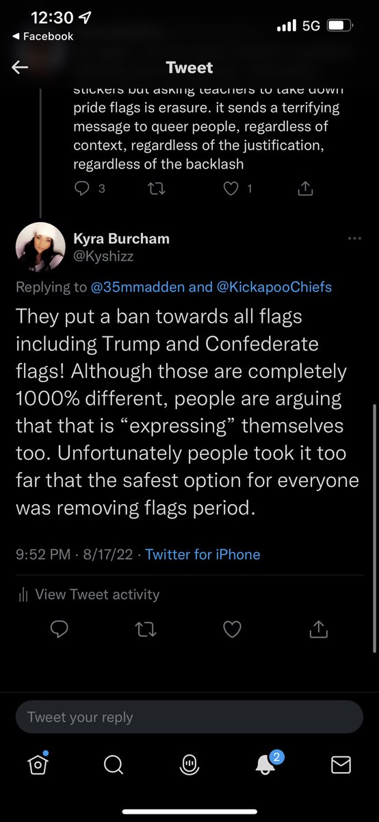 Kyshizz's tweet photo. @35mmadden Do not put words in my mouth. I am talking about OTHER people. I agree it’s repulsive comparing the two, but so is you making me out to be the bad guy in a situation where I am trying to portray a side the media won’t. Have a good day. https://t.co/v609TO1uih