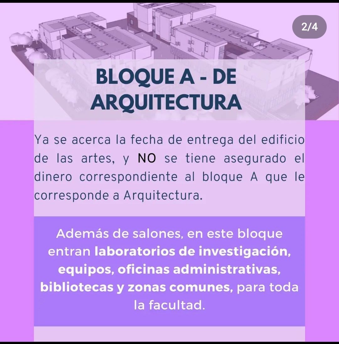 La escuela de Arquitectura de la UN acaba de cumplir una década sin espacio físico.
<a href="/agaviriau/">Alejandro Gaviria</a> <a href="/petrogustavo/">Gustavo Petro</a> 
¿Este gobierno si va garantizar los recursos para el arte y la cultura?