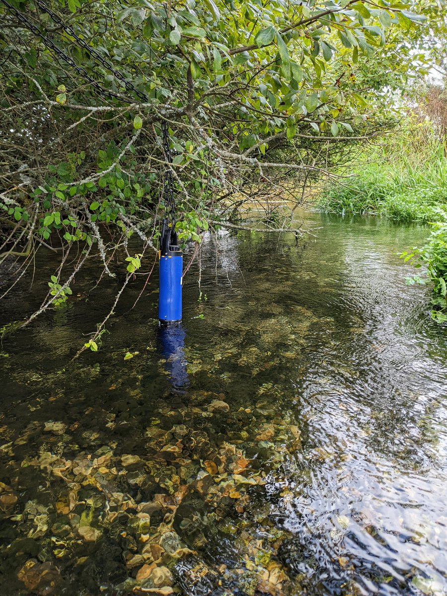 Another full day taking water-quality samples on the River Frome. Two more sondes installed too. It feels great to be finally executing something that's taken months of planning